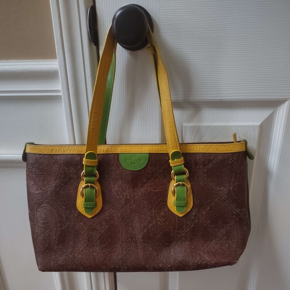 Etro designer over the shoulder purse/handbag